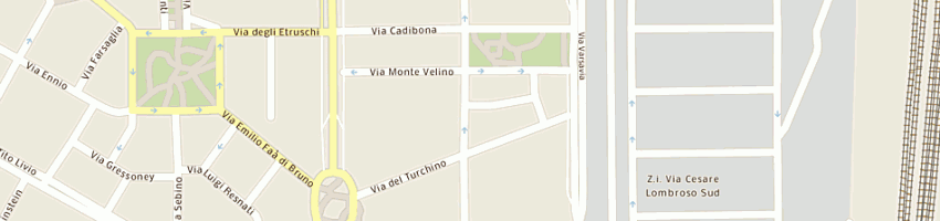 Mappa della impresa gaburri silvana a MILANO