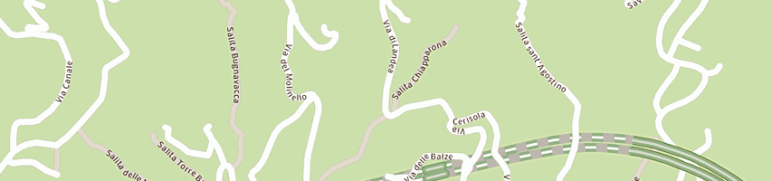 Mappa della impresa b e t software snc a RAPALLO