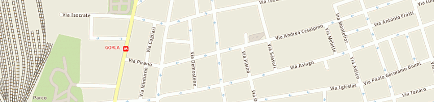 Mappa della impresa abbaco system service srl a MILANO