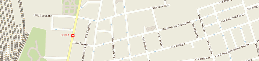 Mappa della impresa bruzzo claudio a MILANO