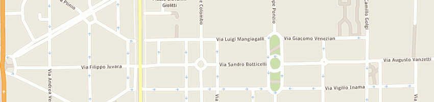 Mappa della impresa la cafetteria del sagittario sas di cavalagli luca e c a MILANO