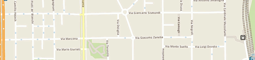 Mappa della impresa marchetti dr massimo a MILANO