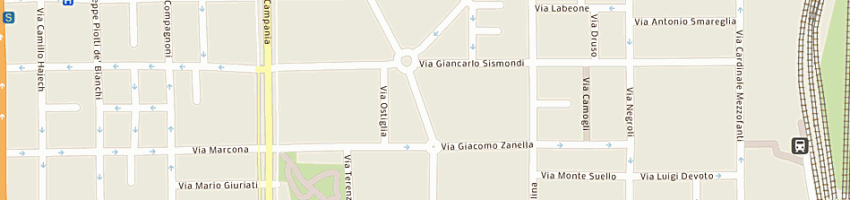 Mappa della impresa galli angelo giuseppe a MILANO