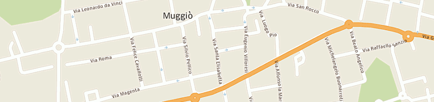 Mappa della impresa caritas parrocchiale sspietro e paolo a MUGGIO 