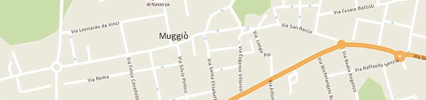 Mappa della impresa cristaldi giuseppe a MUGGIO 