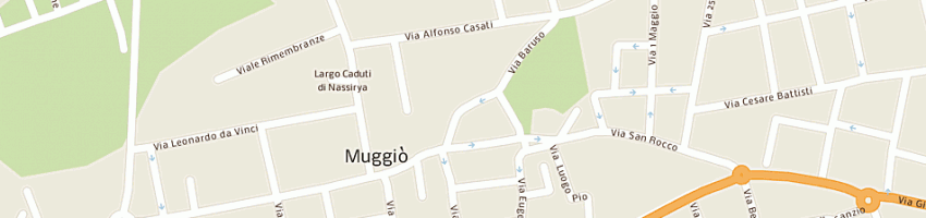 Mappa della impresa merla angelo a MUGGIO 