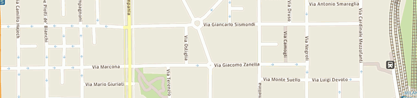 Mappa della impresa mastrangelo renato a MILANO