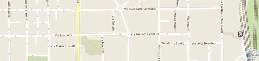 Mappa della impresa bocci sas a MILANO