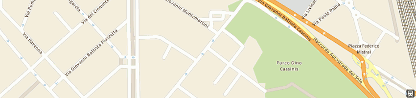 Mappa della impresa balestra romana a MILANO