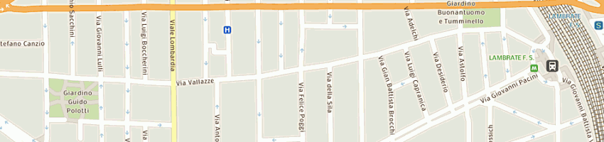 Mappa della impresa mediamilano srl a MILANO
