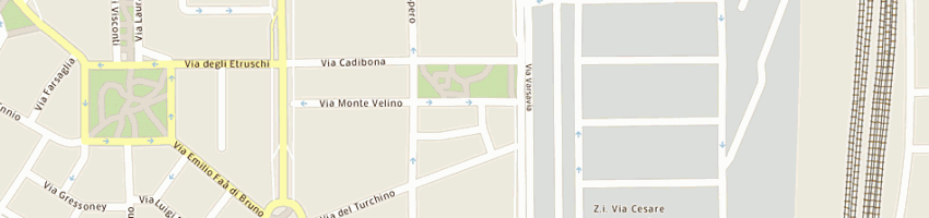 Mappa della impresa branda attilio a MILANO