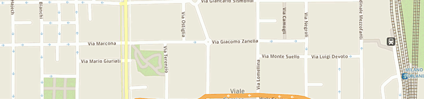 Mappa della impresa poste italiane a MILANO