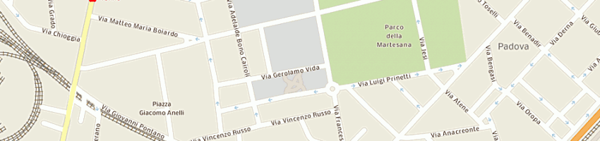 Mappa della impresa reti telematiche italiane spa a MILANO