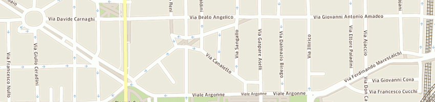 Mappa della impresa d a r c asa immobiliare di donatella schettini e c sas a MILANO