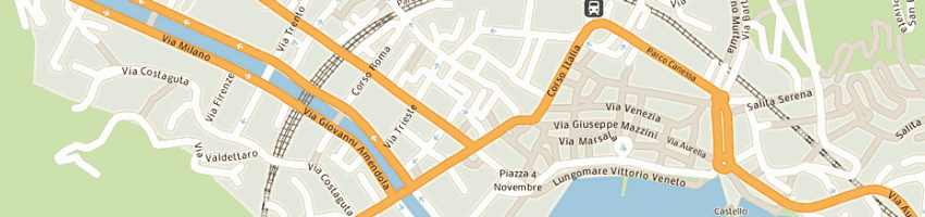 Mappa della impresa bar my garden a RAPALLO