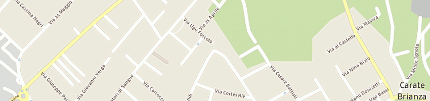 Mappa della impresa ludodent villa l cappelletti esnc a CARATE BRIANZA