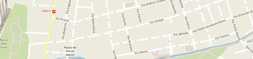 Mappa della impresa rtt di ziliani ing giulio e c (sas) a MILANO