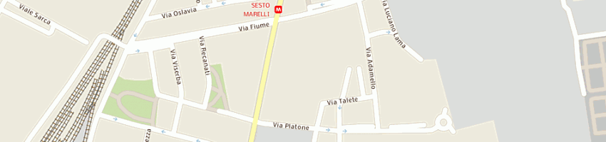 Mappa della impresa simba srl a MILANO