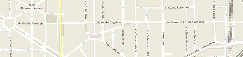 Mappa della impresa bottini a MILANO