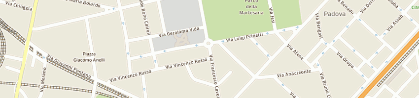 Mappa della impresa gicierre sas di giorgio cappellini e c a MILANO