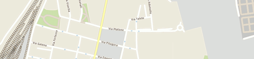 Mappa della impresa frigoram commerciale spa a MILANO