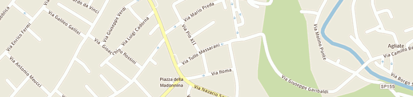 Mappa della impresa macelleria pozzi srl a VERANO BRIANZA
