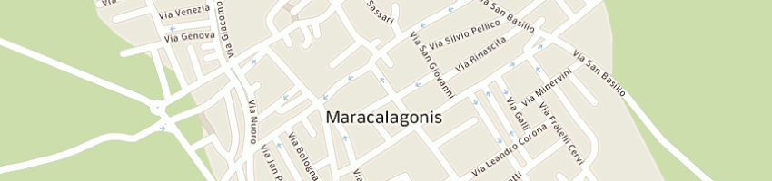 Mappa della impresa da angela delle sorelle pusceddu snc a MARACALAGONIS