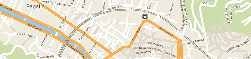 Mappa della impresa cinema augustus a RAPALLO