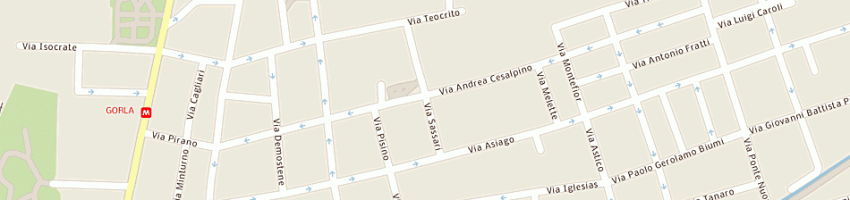 Mappa della impresa spazzola magica sas di vadala loredana e c a MILANO