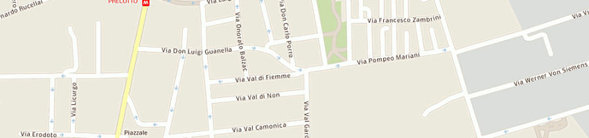 Mappa della impresa frim srl (gia frimart srl) a MILANO