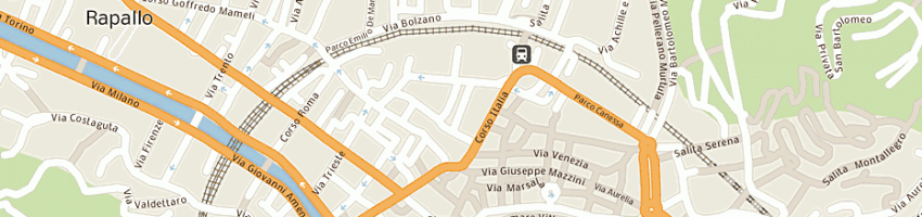 Mappa della impresa cesart srl a RAPALLO