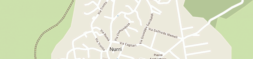 Mappa della impresa agenzia funebre e fioricoltura a NURRI