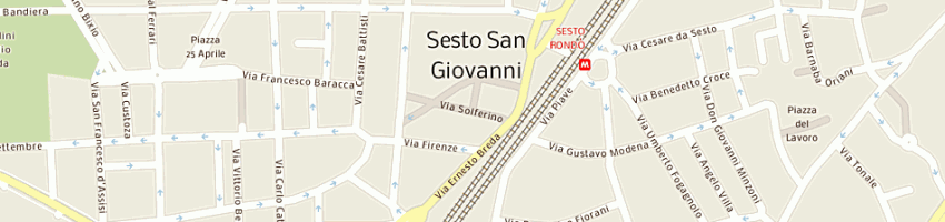 Mappa della impresa melarido srl a SESTO SAN GIOVANNI
