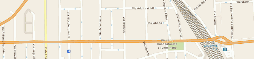 Mappa della impresa puliafito nicola a MILANO