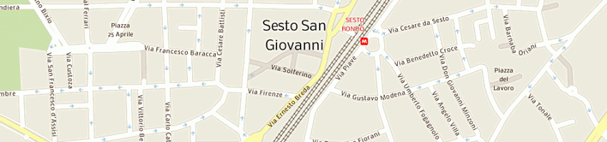 Mappa della impresa vinci amedeo a SESTO SAN GIOVANNI