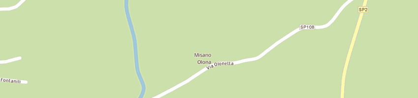 Mappa della impresa trattoria porteghetto a BORNASCO
