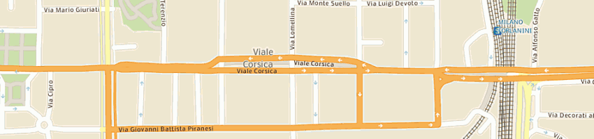 Mappa della impresa context sas di lavanga flavio e c a MILANO