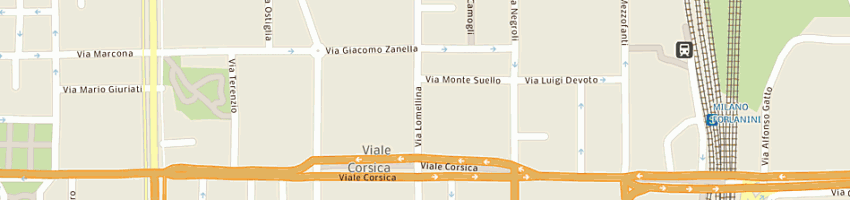 Mappa della impresa dione srl a MILANO