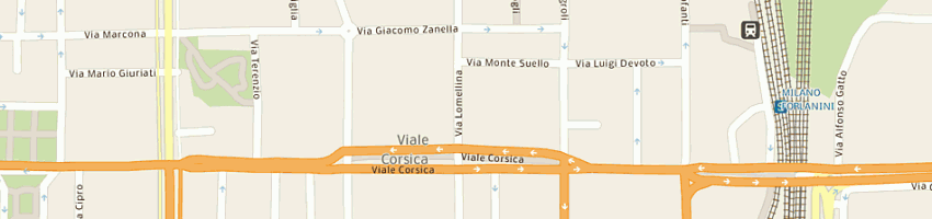 Mappa della impresa cosidis (spa) a MILANO