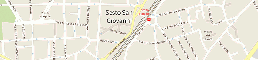 Mappa della impresa metis spa a SESTO SAN GIOVANNI