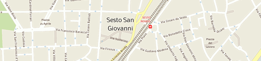 Mappa della impresa ferrari gioielli srl a SESTO SAN GIOVANNI