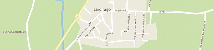 Mappa della impresa cotta ramusino a LARDIRAGO