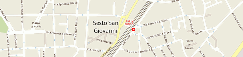 Mappa della impresa caffe' la piazzetta a VILLA SAN GIOVANNI