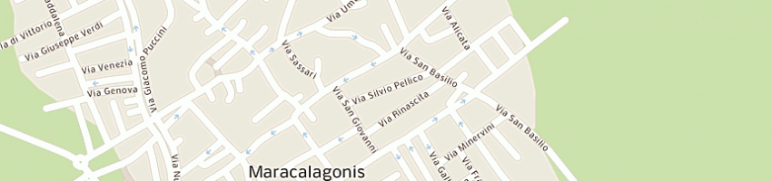 Mappa della impresa fp snc di farci antonio e porru elio a MARACALAGONIS