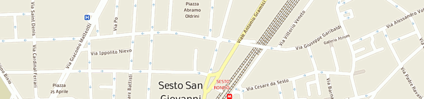 Mappa della impresa s a r studio 7 societa' in nome collettivo di coppini rosaria a SESTO SAN GIOVANNI