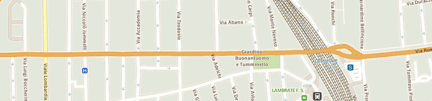 Mappa della impresa vedruccio giuseppe a MILANO