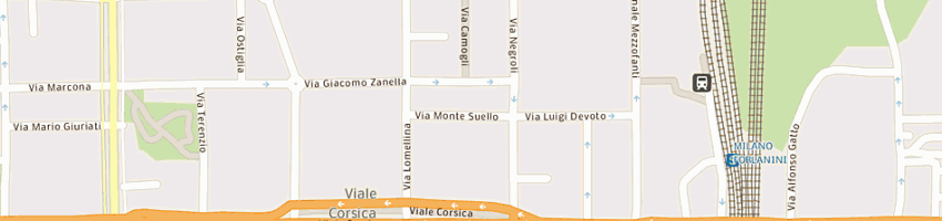 Mappa della impresa p body promotion sas a MILANO