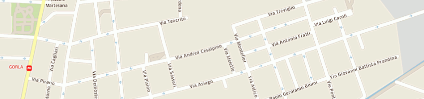Mappa della impresa dentalid snc di liddi vito e c a MILANO