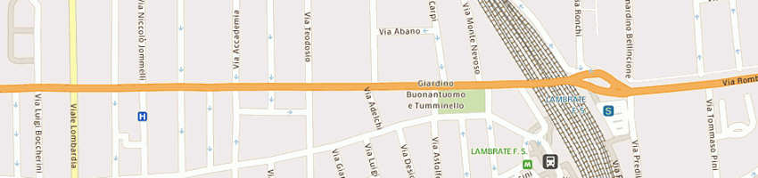 Mappa della impresa immobiliare porpora sas di santoni mario a MILANO