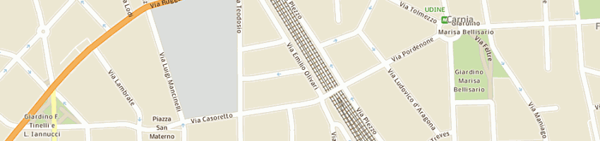 Mappa della impresa maxi collection srl a MILANO